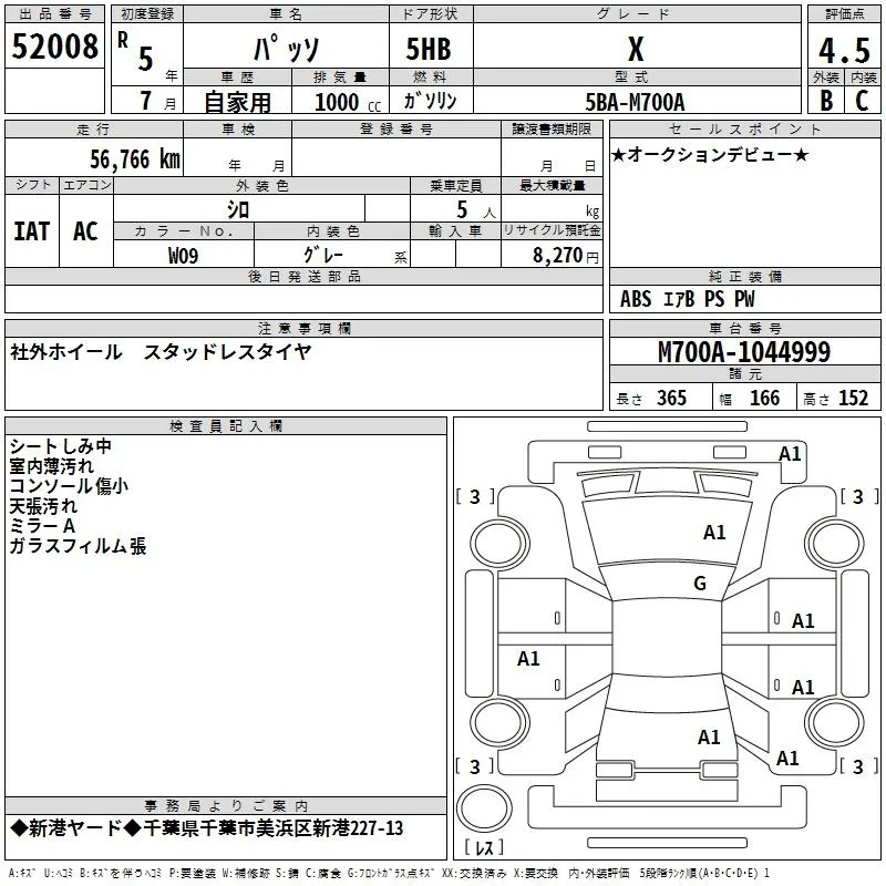 TOYOTA PASSO 2023